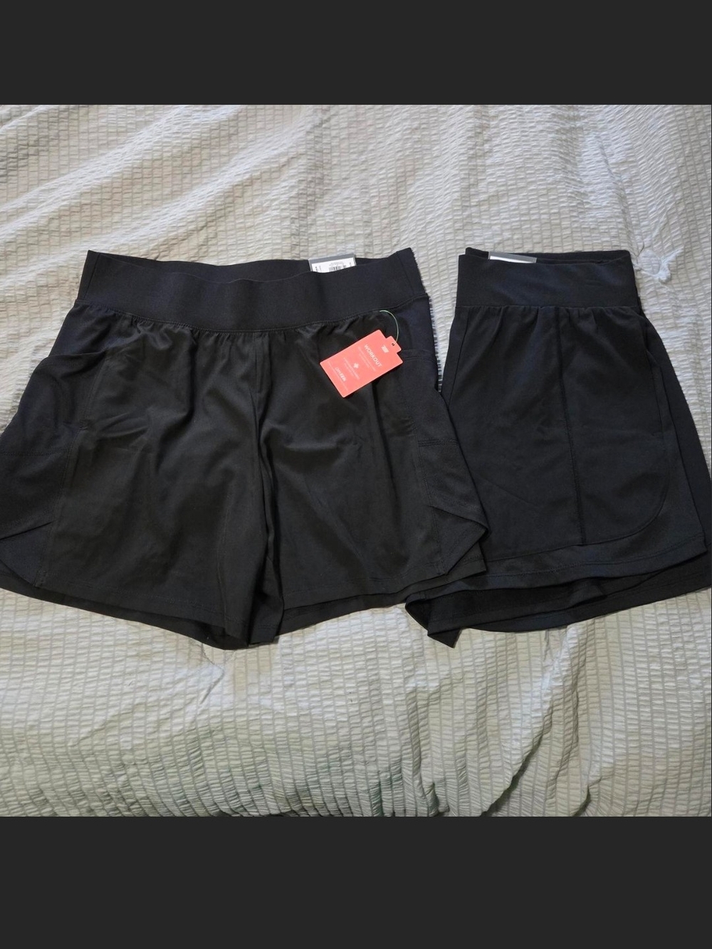 tek gear Black Athletic Shorts Bundle Of 2 NWT